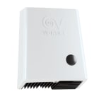VORTICE - Premium dry coperchio frontale anti-UV bianco flangia a muro con griglia motore AC protetto resistenza sicura portata 120 m3/h filtro antipolvere