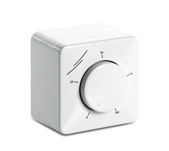 VORTICE - Poti nrg potenziometro da parete per regolare velocità ventilatori vort nrg ec/ecr bianco 230v 50hz ip54