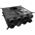 VORTICE - WDG-P PLUS 8X63: plenum di distribuzione in PE compatto e leggero, 8 attacchi standard, ideale per volumi medi o grandi.