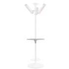 VORTICE - Tavologiko system: tavolino con foro centrale per abbinamento a palologiko system.