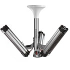 VORTICE - stb system kit per installazione verticale a soffitto di 1, 2 o 3 thermologika soleil system piastra con dispositivo di connessione elettrica integrato