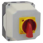 VORTICE - Interruttore di sicurezza start-stop SWT 25 3P, conforme IEC 60947-1/3, IP65, contatto ausiliario, taglia corrente max 25 A per manutenzione.