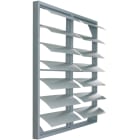 VORTICE - GGR 30/C serranda a gravità in resina plastica ABS anti-UV, velocità massima aria 16 m/s.