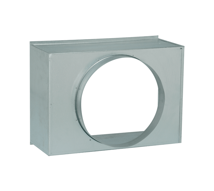 VORTICE - Plenum griglia bocchetta in acciaio zincato, dimensioni 300x150, diametro 125 mm.