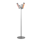 VORTICE - Palologiko: palo per thermologika soleil plus, adatto a capannoni, officine, mercati. Supporta 1-3 lampade, max 4500W. Design elegante, IPX5.