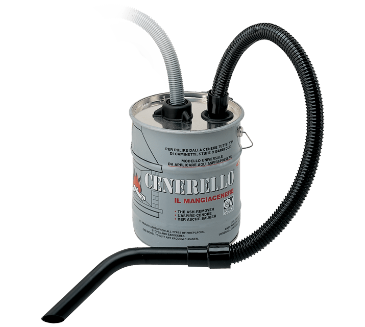 VORTICE - Cenerello kit aspira cenere raccoglie cenere fredda da caminetti, stufe e barbecue. Pulisce pavimenti, trucioli, segatura. Facile da usare.