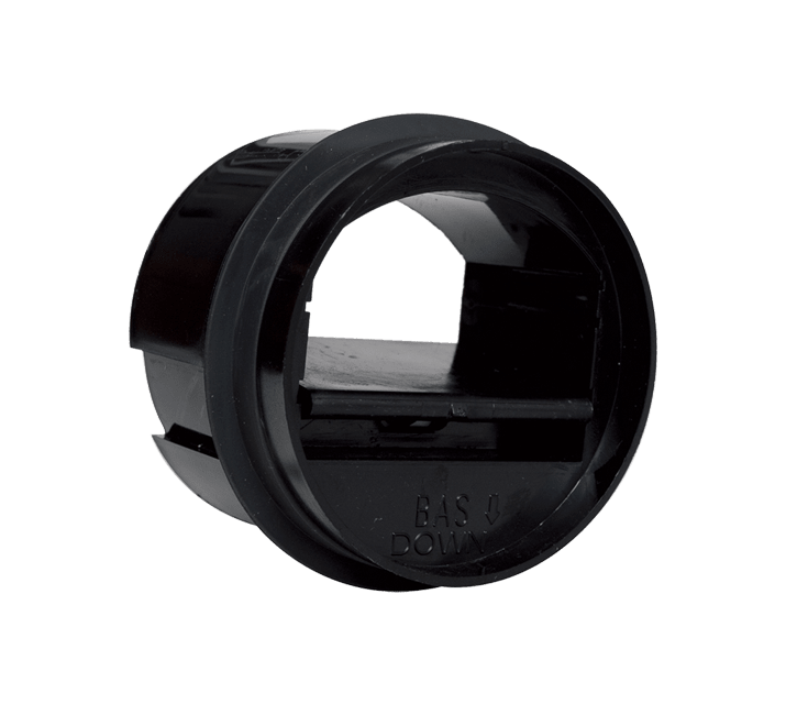 VORTICE - Regolatore di flusso da canale Ø 100 in termoplastico, max 60°C, con guarnizione in gomma, attivato da pressioni 50-200 Pa, RD 60 M/H D.100 (2313)