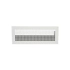 VORTICE - WD-BF 200X100 PR1E bocchetta ad alta induzione con frontale forellinato in acciaio zincato verniciato a polveri bianco per mandata ed estrazione.