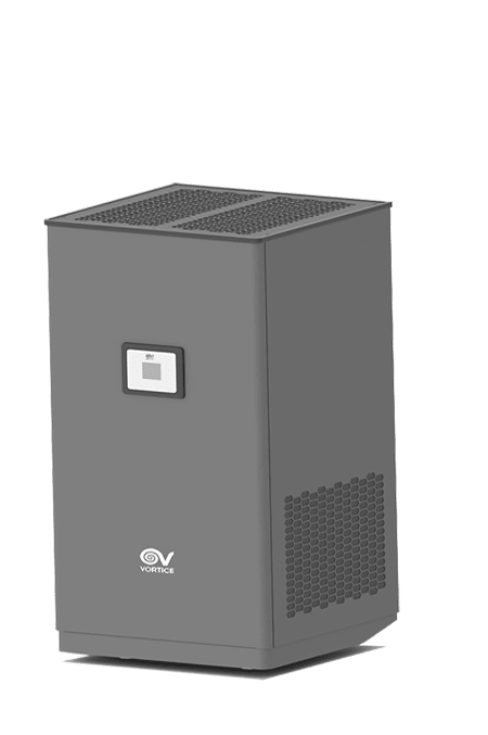 VORTICE - Depuratori commerciali con filtri hepa h14 e fotocatalisi, depuro plus 230 depura fino a 85 mq con sistema filtrante 99,995%.