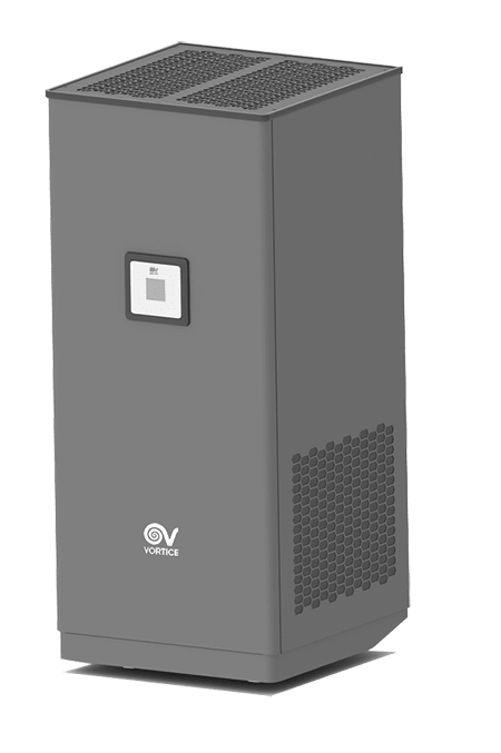VORTICE - Depuratori commerciali con filtri hepa h14 e fotocatalisi. Depuro plus evo 430, depuratore d'aria per superfici fino a 160 mq.