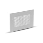 VORTICE - WDPE-BF 193X140 bocchetta ad alta induzione con frontale forellinato in acciaio zincato verniciato a polveri bianco per mandata ed estrazione.