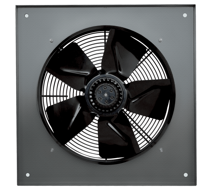 VORTICE - Aspiratori elicoidali A-E 354 M, diametro 350 mm, pannelli in acciaio verniciato, motore AC, girante bilanciata, regolabile con Vortice.