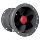 VORTICE - MPC-E 254 T: aspiratori elicoidali media pressione intubati, diametro 250 mm, motore AC trifase, portata 1210 m3/h, girante bilanciata regolabile.