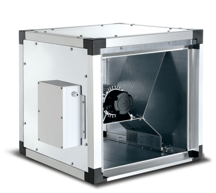 VORTICE - Vort qbK he sal 560 4t casse ventilanti autoportanti in alluminio con motore ac trifase, girante autopulente, pannelli insonorizzati.