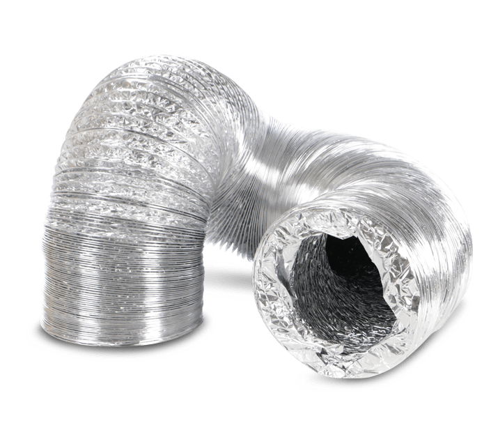 VORTICE - Tubo in alluminio flessibile, sezione circolare, diametro 152 mm, lunghezza 10 metri.