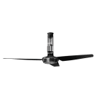 VORTICE - Nordik air design 140-17 trasparente ventilatori da soffitto reversibili pale in fibra di carbonio LED regolabili telecomando RF motore silenzioso sicuro