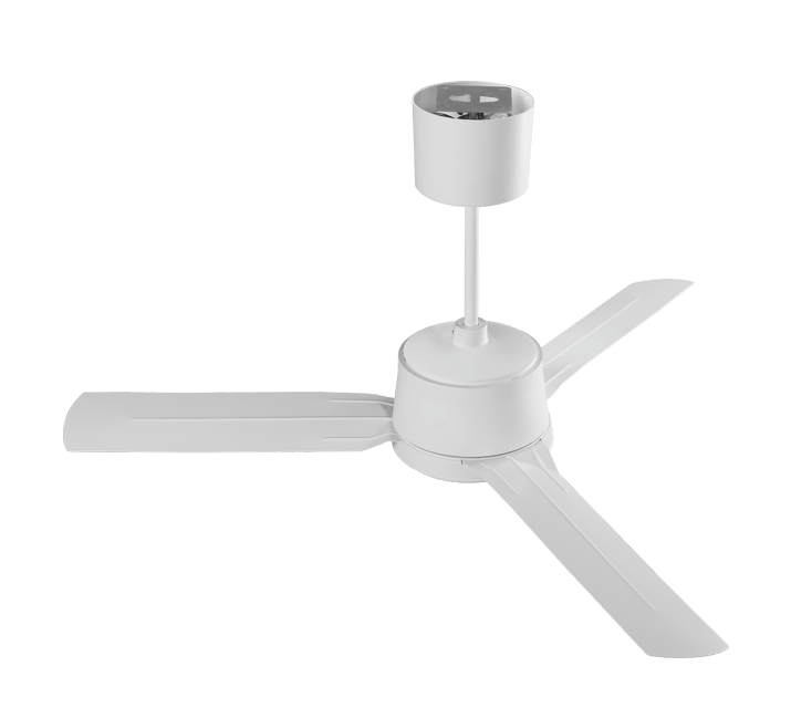 VORTICE - Nordik eco 90/36 ventilatori da soffitto reversibili, diametro pale 900 mm, motore ec brushless, 3 pale in acciaio, telecomando.