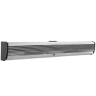 VORTICE - Air Door AD2000 ES: barriere d'aria a risparmio energetico con pannello in alluminio, motore EC, ventole tangenziali, telecomando IR, alette regolabili.