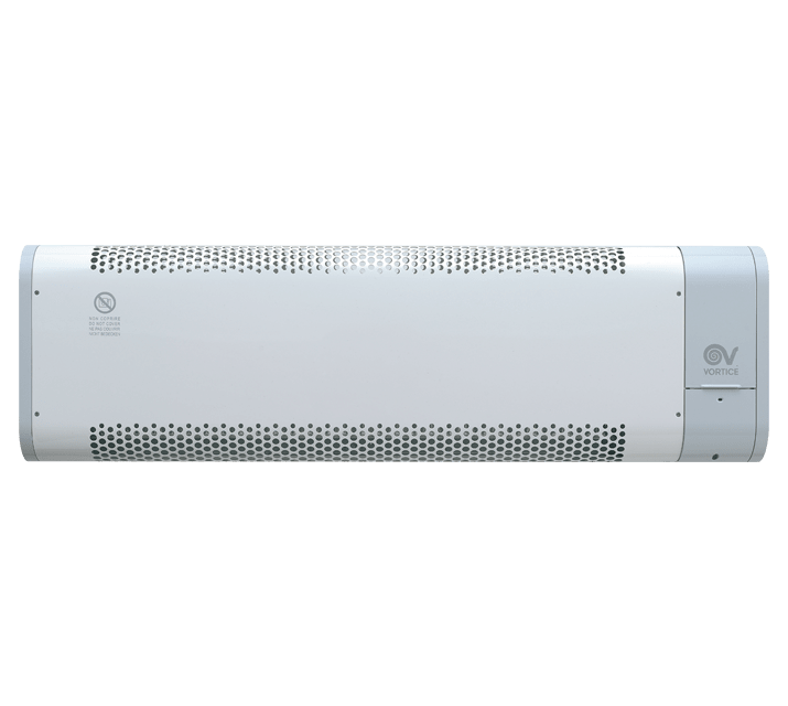 VORTICE - Microsol 2000-v0 termoconvettori miniaturizzati in acciaio verniciato, resistenza 800/1200/2000w, termostato antigelo, sicurezza imq.