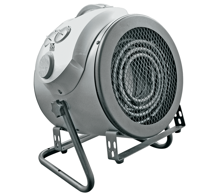 VORTICE - Caldopro Plus 5000 T: termoventilatori in acciaio, motore trifase, resistenza 5000W, timer 180 min, selettore potenza, sicurezza IMQ.