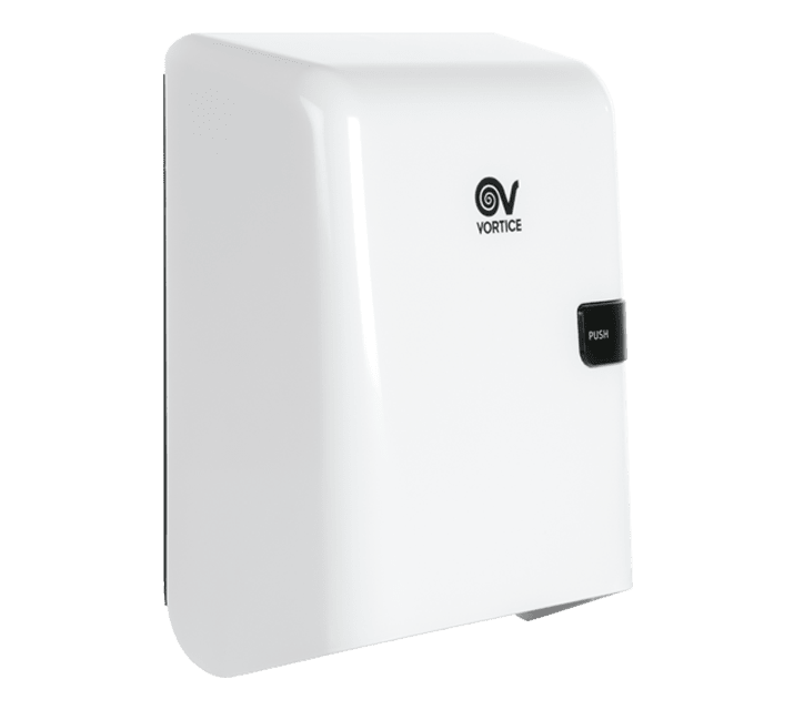 VORTICE - Easy Dry Manual: asciugacapelli e asciugamani automatici e manuali, design D. Piva, coperchio ABS antiurto UV, motore protetto, timer 1’-8’, sicurezza IMQ.