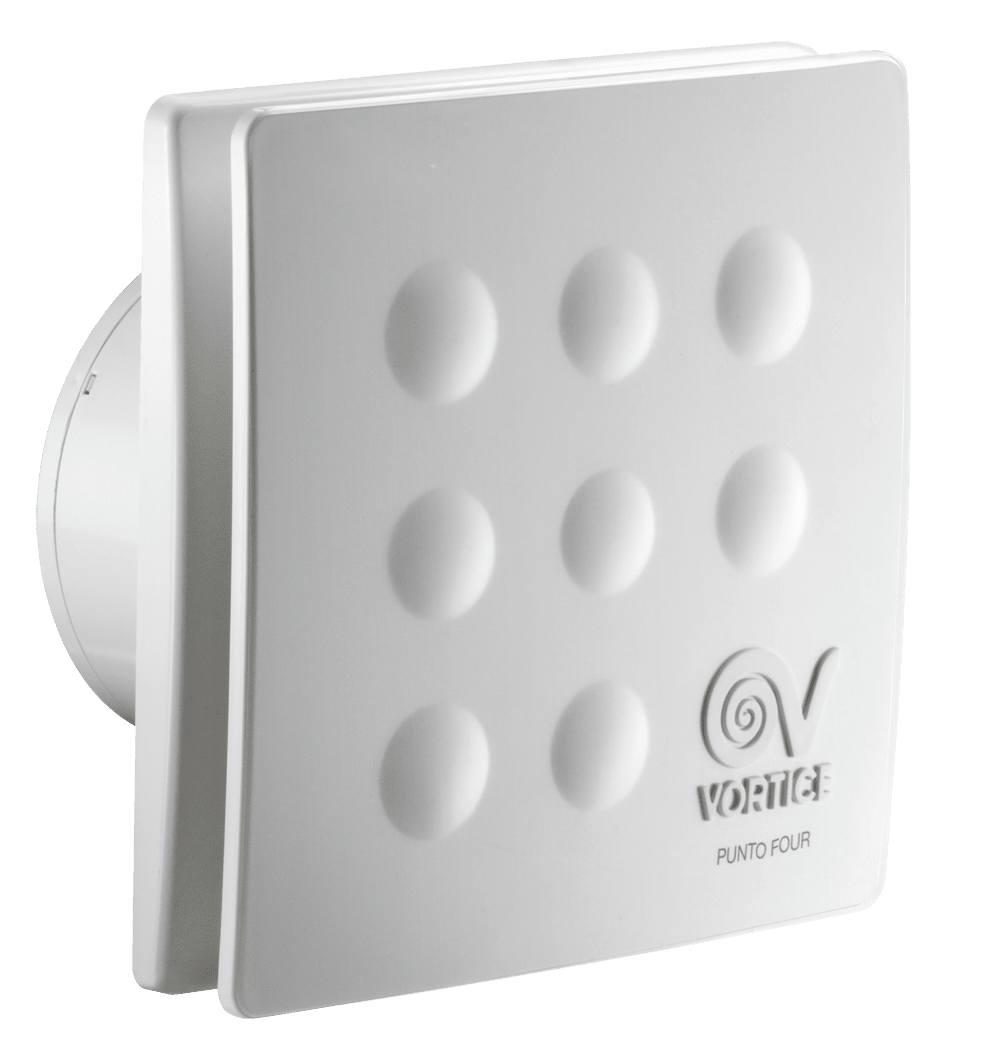 VORTICE - MFO 120/5 aspiratori elicoidali da muro in resina plastica resistente UV, diametro 120 mm, motore protetto, portata 175 m3/h, velocità regolabile.