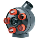 VORTICE - Vort Penta HCS unità di ventilazione meccanica centralizzata in ABS nero, motore AC 3 velocità, sensori umidità, girante centrifuga.