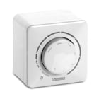 VORTICE - Potenziometro da parete e incasso in scatola DIN bianco resistenza 10 kO switch 4 A/250 Vac 10 A/12 Vdc IP44 incasso IP54 parete.