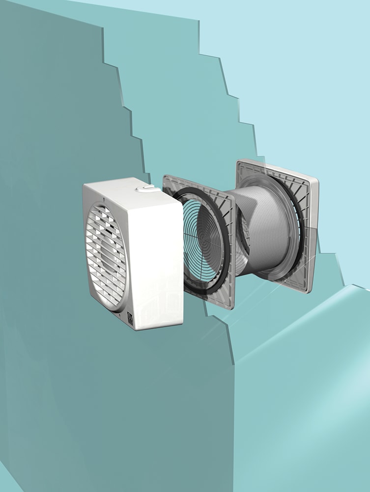 VORTICE - Kit ff 230/9 doppia finestra, design elegante e funzionale, perfetta per ogni ambiente, garantisce isolamento termico e acustico.