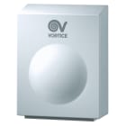 VORTICE - CA 100 WE D aspiratori centrifughi da condotto per esterno, acciaio verniciato, diametro 100 mm, ventilatore 3 velocità, sensori remoti.
