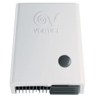 VORTICE - Premium dry coperchio frontale anti-UV bianco flangia a muro con griglia motore AC protetto resistenza sicura portata 120 m3/h filtro antipolvere
