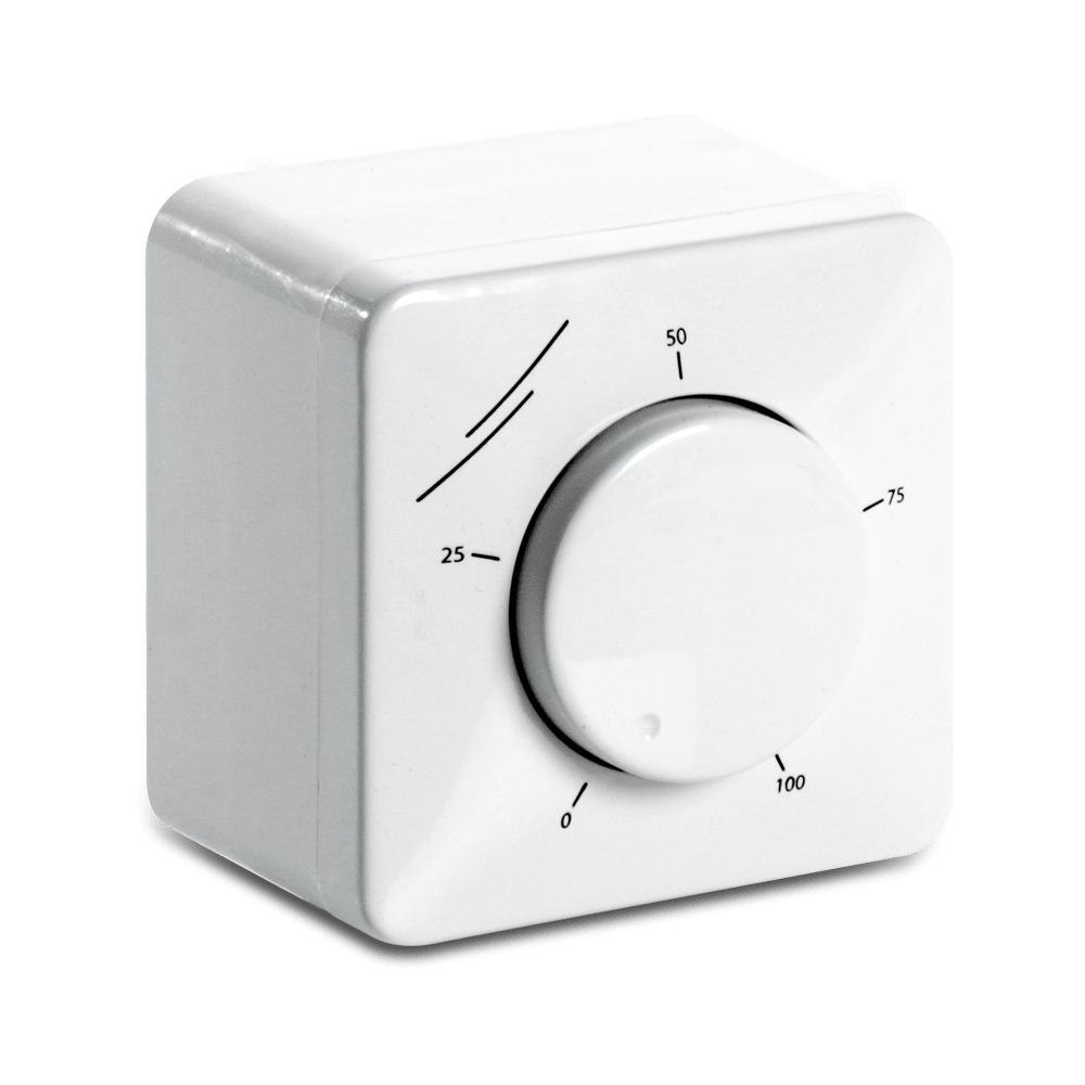 VORTICE - Poti nrg potenziometro da parete per regolare velocità ventilatori vort nrg ec/ecr bianco 230v 50hz ip54