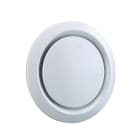 VORTICE - AV 200 bocchetta di aspirazione ed estrazione in polistirene bianco regola la portata d'aria con nucleo rotativo per soffitti e condotti.