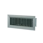 VORTICE - Bocchetta in alluminio 200x100 con serranda, doppio filare alette regolabili per condotti quadrati, rettangolari o circolari con plenum.