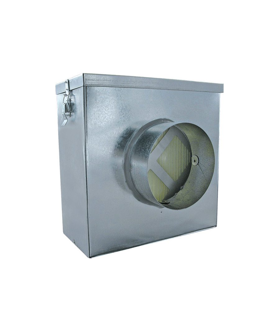 VORTICE - Filtro d'aria serie FB per ventilazione, separa impurità. Media filtrante in polipropilene, contenitore in acciaio.