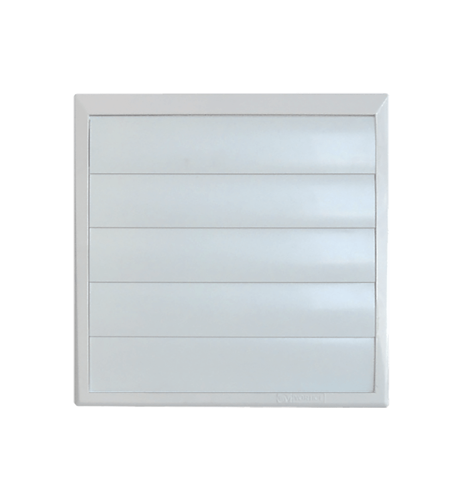 VORTICE - GGR 150/160 griglia a gravità da installare a parete impedisce rientro aria e oggetti fabbricata in resina termoplastica antiurto resistente UV.