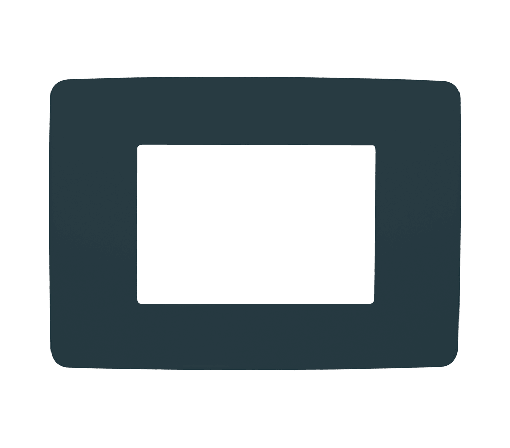 VORTICE - psc-b placca decorativa nera per gruppo comandi da incasso sc 503 e da parete sc ext