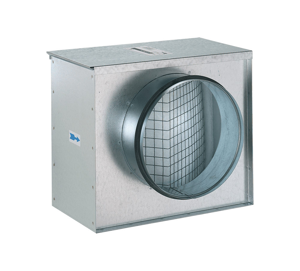 VORTICE - AF 150 filtro aria serie AF per filtrazione remota in ventilazione forzata. Media filtrante adesivo, struttura metallica, acciaio zincato.