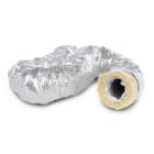 VORTICE - AFD-ACU 150-10: tubo flessibile con isolamento termo acustico, condotto in alluminio perforato, lana di vetro, pellicola d’alluminio rinforzata.