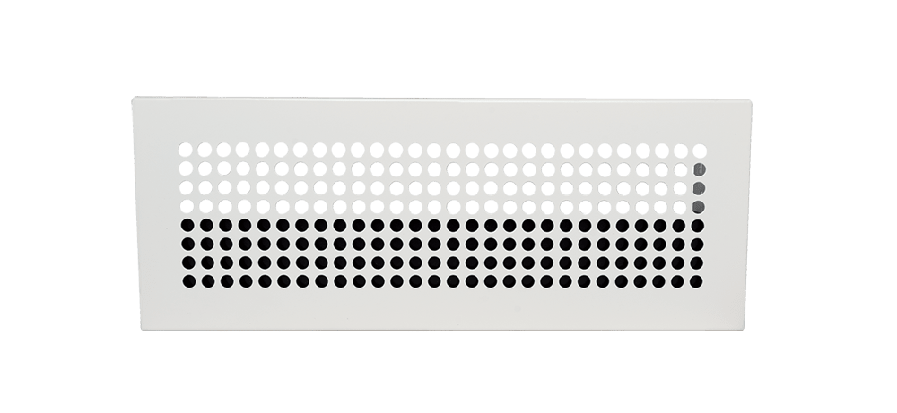 VORTICE - WD-BF 300X100 PR1E bocchetta ad alta induzione frontale forellinato acciaio zincato verniciato bianco per mandata ed estrazione.