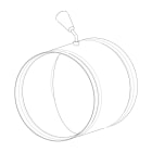 VORTICE - RRM D.150 1383 Serranda di taratura manuale da canale, diametro 150 mm, ideale per regolare il flusso d'aria in impianti di ventilazione.