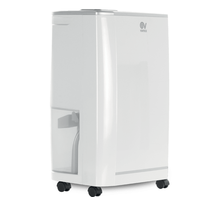VORTICE - Deumido 14 Evo: deumidificatori trasferibili in ABS, tanica 2,5l, compressore protetto, umidostato, termostato antigelo, filtri, comandi elettronici.