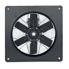 VORTICE - EHP 454 T: aspiratori elicoidali, diametro 450 mm, pannello acciaio verniciato, griglia protezione, motore trifase AC, girante poliammide, IP65.