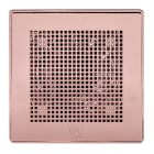 VORTICE - Aspiratori elicoidali da muro in resina oro rosa, diametro 100 mm, motore protetto, 2 velocità, portata 65-95 m3/h, valvola di non ritorno.