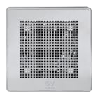 VORTICE - Aspiratori elicoidali da muro in resina plastica oro bianco, diametro 100 mm, motore protetto, 2 velocità, portata 65-95 m3/h, valvola anti-ritorno.