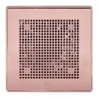 VORTICE - Aspiratori elicoidali da muro in resina oro rosa, diametro 100 mm, motore protetto, 2 velocità, portata 65-95 m3/h, timer, valvola anti-ritorno.