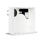 VORTICE - QE-B M VK90 aspiratori centrifughi da condotto in ABS, bocchetta acciaio con serranda K90, valvola TUV, diametro scarico 80 mm. 0000011563