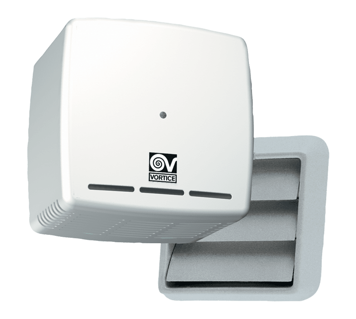 VORTICE - Ariett Habitat LL: aspiratori centrifughi a risparmio energetico, resina UV resistente, motore 2 velocità, diametro 100 mm, portata 26-78 m3/h. 0000012008