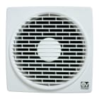VORTICE - Vortice 300/12 AR aspiratori elicoidali da muro e vetro, installazione a finestra o parete, reversibili, serranda automatica, resina ABS.