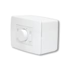 VORTICE - La scatola comandi da parete SC EXT B bianco è composta dallo stesso gruppo della versione da incasso con una scatola esterna.